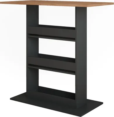 Produktbild von Bartisch Vicco Repose Goldkraft Eiche/Anthrazit 110 x 55 cm, Model 55585