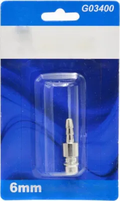 Immagine prodotto di GEKO Attacco rapido aria, nipplo per tubo flessibile, 6 mm, maschio G03400
