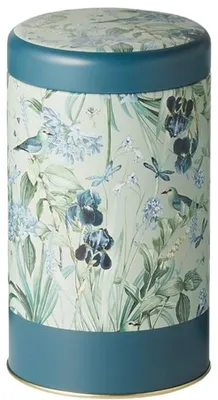 Produktbild von Teemando Dose Blue Garden für 150 g Tee, Rundes Design