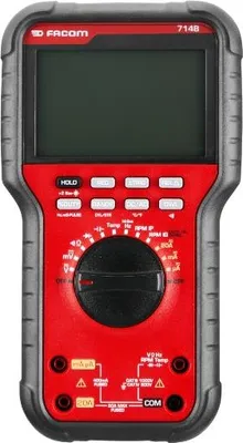 Produktbild von Facom Digitales Hand-Multimeter zur Messung von Spannung, Strom und Widerstand