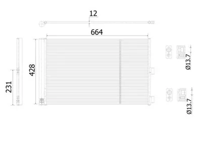 Image de Condenseur (climatisation) MAHLE AC 911 000S