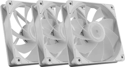 Produktbild von MSI MAG F120 ARGB WHITE x3, Ventilator, 12 cm, 1300 RPM, Weiß