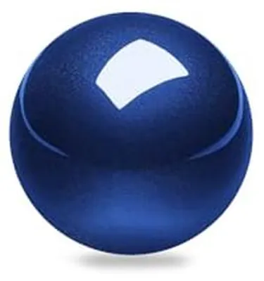 Productafbeelding van Trackball Vervanging - Reserve bal - Precisie Besturing - Glanzend Oppervlak - 34 mm - Blauw