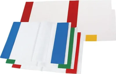 Zdjęcie produktu dla Panta Plast Okładki na zeszyty A5 PVC Mix 5 sztuk Regulowane