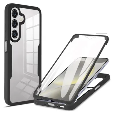 Immagine prodotto di Per Samsung Galaxy A56 / A36 copertura completa 360 acrilico ibrido TPU caso nero