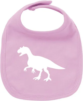 Produktbild von Huuraa Unisex Babylatz Allosaurus Dinosaurier Geschenk Babypink  Baumwolle Allosaurus Mitbringsel