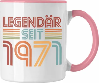 Produktbild von Trendation -  50. Geburtstag Tasse Frau Männer Geschenk 50er Geschenkidee 50 Mutter Vater Mann Frauen Lustig Geschenke Dekoration (Rosa)