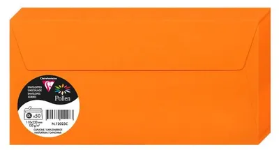Produktbild von Clairefontaine Umschlag DL kaprot 120g per 50