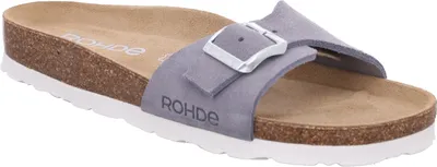 Immagine prodotto di Rohde muli da donna in pelle con fibbia sottopiede profondo Alba 5589, misura:41 EU, colore:Grigio