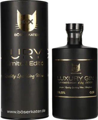Produktbild von BÖSER KATER Luxury Gin Limited Edition 39,5% Vol. 0,5l in Geschenkbox