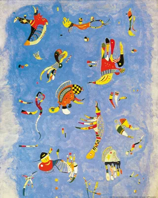 Zdjęcie produktu dla Obraz drukowany Wassily'ego Kandinsky'ego - Błękit nieba, 1940 (50 x 40 cm)