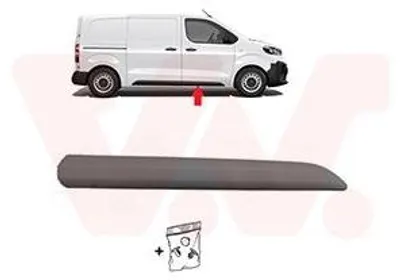 Produktbild von VAN WEZEL Zierleiste für die Tür Vorne Rechts Leiste für OPEL Vivaro C Kastenwagen (K0) 0944404