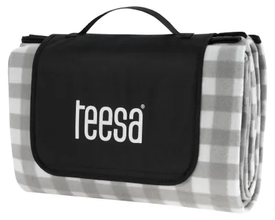 Produktbild von Teesa TSA8903-1 Isolierte Picknickdecke 200 x 200 cm Grau