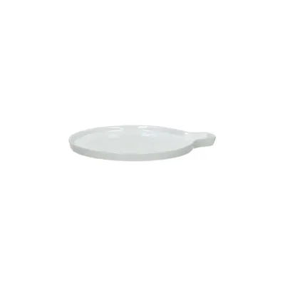 Productafbeelding van Pomax Porcelino, witte lepelhouder, porselein, diameter 13 cm, hoogte 2,2 cm