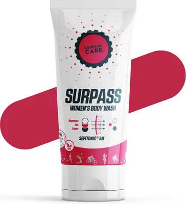 Immagine prodotto di SURPASS Gel doccia post-allenamento per donne, arricchito con magnesio. Idrata e migliora la struttura della pelle. Accelera la rigenerazione (250 ml)