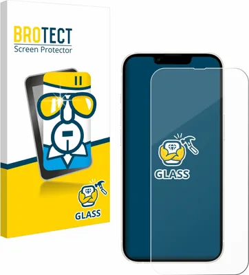 Produktbild von BROTECT Schutzglas für Apple iPhone 13 / 13 Pro Displayschutz 9H Glas klar transparent