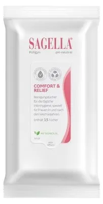 Produktbild von Sagella poligyn 50 Plus Reinigunstüch.f.d.Intimpfl 15 St
