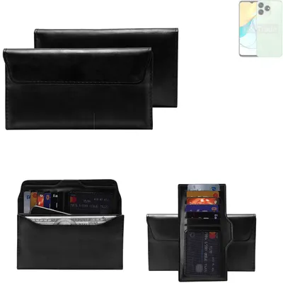 Produktbild von K-S-Trade Handy Hülle kompatibel mit ZTE Blade V50 Design 4G Schutz Hülle Tasche Schutz Case Handytasche Kunstleder schwarz, 1x