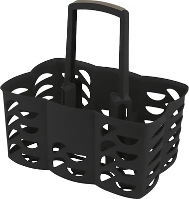 Produktbild von GIES Flaschenträger für 6 Flaschen 30,5x21x31cm EcoRecycled schwarz