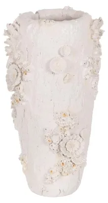 Produktbild von Vase aus Polyresin – 25 x 25 x 47,5 cm – Weiß