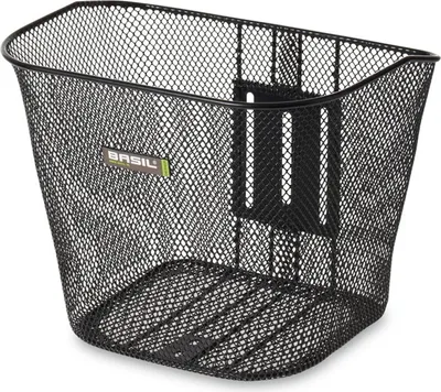 Produktbild von Basil 10218 Vorderradkorb Bremen 34x25x27 cm, engmaschig, schwarz