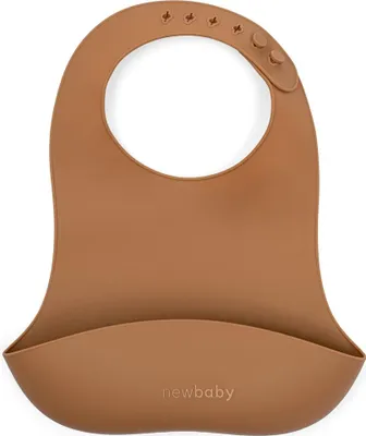 Immagine prodotto di Bavaglino in silicone Nuovo bambino marrone