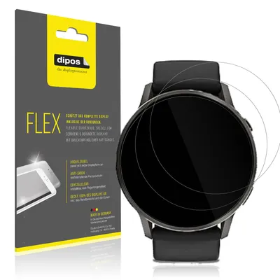 Immagine prodotto di 2x Pellicola protettiva per Garmin Venu 4 41mm, rivestimento al 100%, Protezione dipos Flex