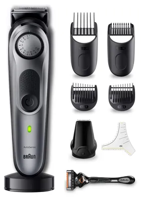 Obrázok produktu pre Braun BeardTrimmer 7 BT 7420, Umývateľný, Batérie, Šedá
