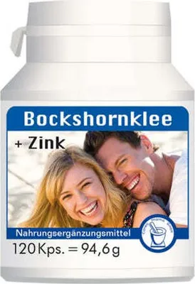 Produktbild von Canea Pharma Bockshornklee + Zink Kapseln, 120 St. Kapseln