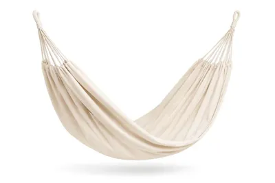 Produktbild von Hängematte Beige – 190 × 100 cm inkl. Seil & Karabiner