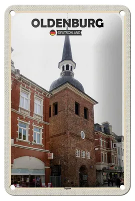 Produktbild von Blechschild Städte Oldenburg Lappan Architektur Deko 12x18cm Schild