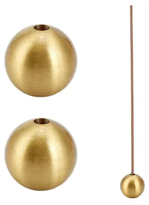 Räucherstäbchenhalter aus Messing, 2 Stück, rund, 15,5 mm