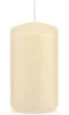 Produktbild von INNA-Glas Wachskerze Maeva, creme, 10cm, Ø 5cm, 23h - Germany - Stumpenkerze - Windlicht Kerze