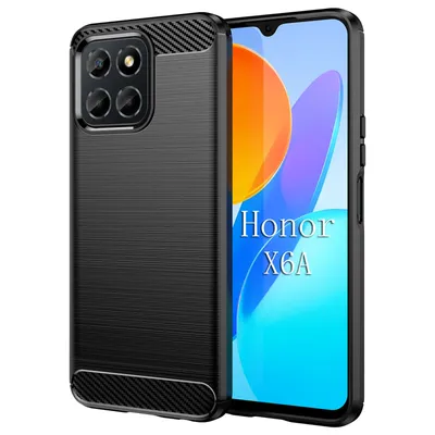 Produktbild von Honor X6A Carbon Hülle Outdoor Handyhülle Bumper Case Cover Handy Tasche TPU