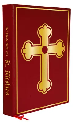 Zdjęcie produktu dla książka Księga Sinterklaasa 29 x 22 cm karton czerwony
