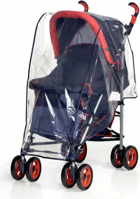 Immagine prodotto di reer PEVA Universal-Regenschutz, Regenverdeck, Regenhaube, Kinderwagen, Buggy, 72049