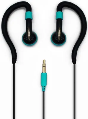 Produktbild von ViVanco™Sporty, Kabelgebunden, 20 - 20000 Hz, Sport, 14 g, Kopfhörer, Schwarz, Grün