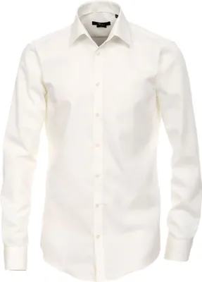 Produktbild von VENTI Herren Businesshemd Extralanger-Arm 69er Modern-Fit Creme 41