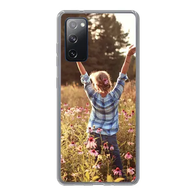 Produktbild von MuchoWow® Handyhülle Schutzhülle Hülle für Samsung Galaxy S20 FE Frau - Blumen - Frühling Silikon Softcase Handy Hülle - Abdeckung