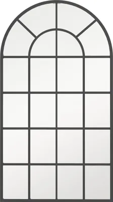 Zdjęcie produktu dla HOMCOM Lustro ścienne Lustro do garderoby 110 x 65 cm Lustro do przedpokoju z metalową ramą