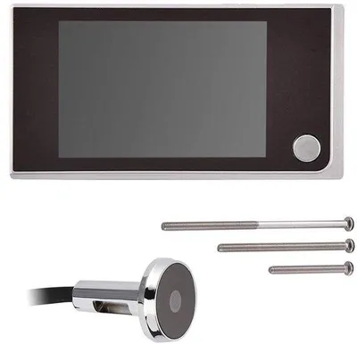 Obrázek produktu pro Videoový zvonek s HD displejem – 3,5palcový LCD displej – zabezpečení domácnosti – bezpečnost – snadná instalace