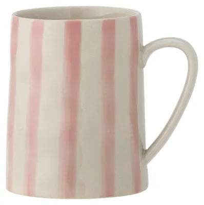 Mok aus Steingut, Rose, 440 ml, Ø9xH11 cm