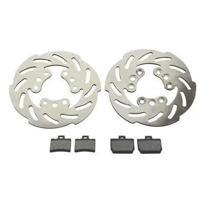 Produktbild von Yamaha Aerox Wave Bremsscheibe Bremsbeläge Satz vorne + hinten MBK Nitro YQ 50
