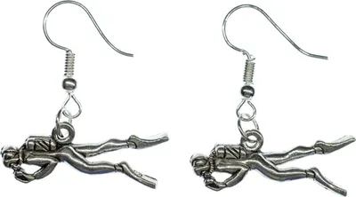 Produktbild von Taucher Ohrringe Miniblings Hänger Taucheranzug Tauchen Taucherausrüstung