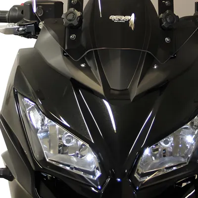 Image de Pare-brise MRA Vario Touring Screen VT incolore avec ABE pour Kawasaki KLE 650 Versys