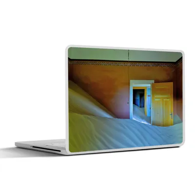 Produktbild von MuchoWow® Laptop Aufkleber Sticker Cover Sand - Wüste - Tür - Architektur 30x22 cm - Laptop-Sticker