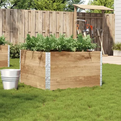 Image de Maison Exclusive - Jardinière 100 x 100 cm en pin massif