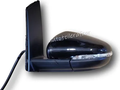 Produktbild von Außenspiegel Spiegel links elektrisch für Für VW TOURAN 1T3 2010 - 2015 schwarz LC9Z