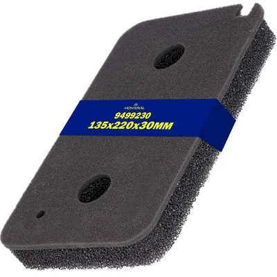 Filterspons für Miele 09499230, 220 x 135 x 30 mm, Trocknerfilter
