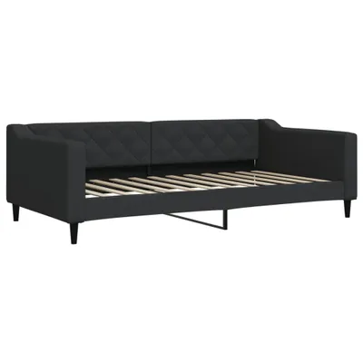 Produktbild von vidaXL Tagesbett Schwarz 100x200 cm Stoff
